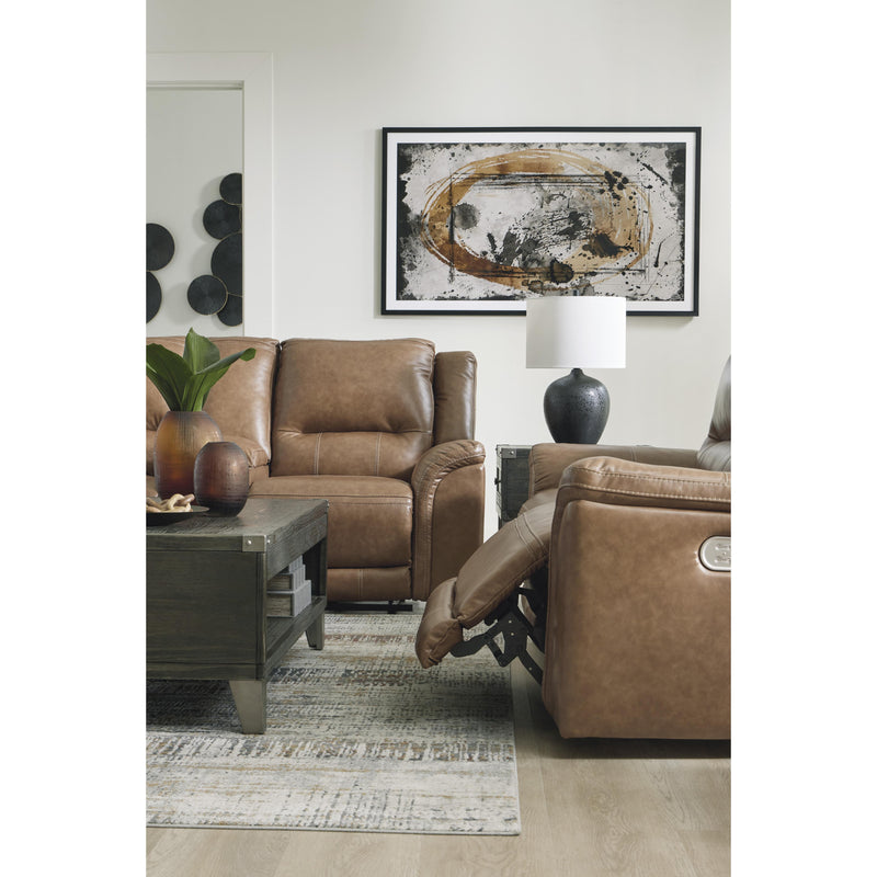 Signature Design by Ashley Trasimeno Power Reclining Leather Match Loveseat U8281518 IMAGE 12