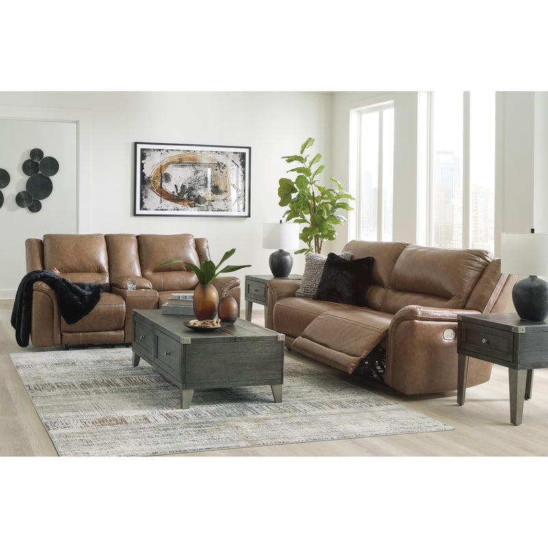 Signature Design by Ashley Trasimeno Power Reclining Leather Match Loveseat U8281518 IMAGE 13