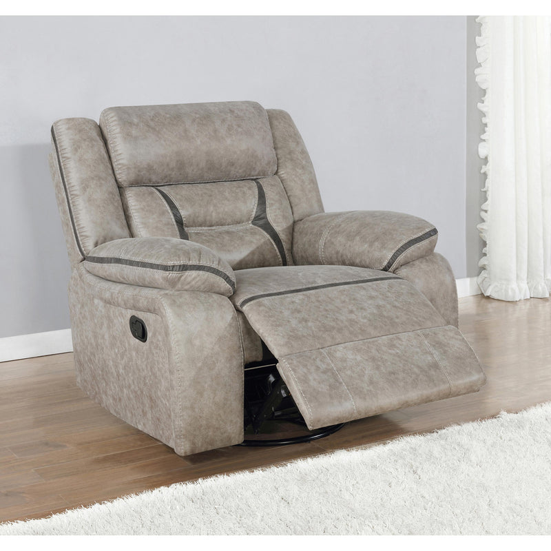 Coaster Furniture Greer Glider Leatherette Recliner 651353 IMAGE 5