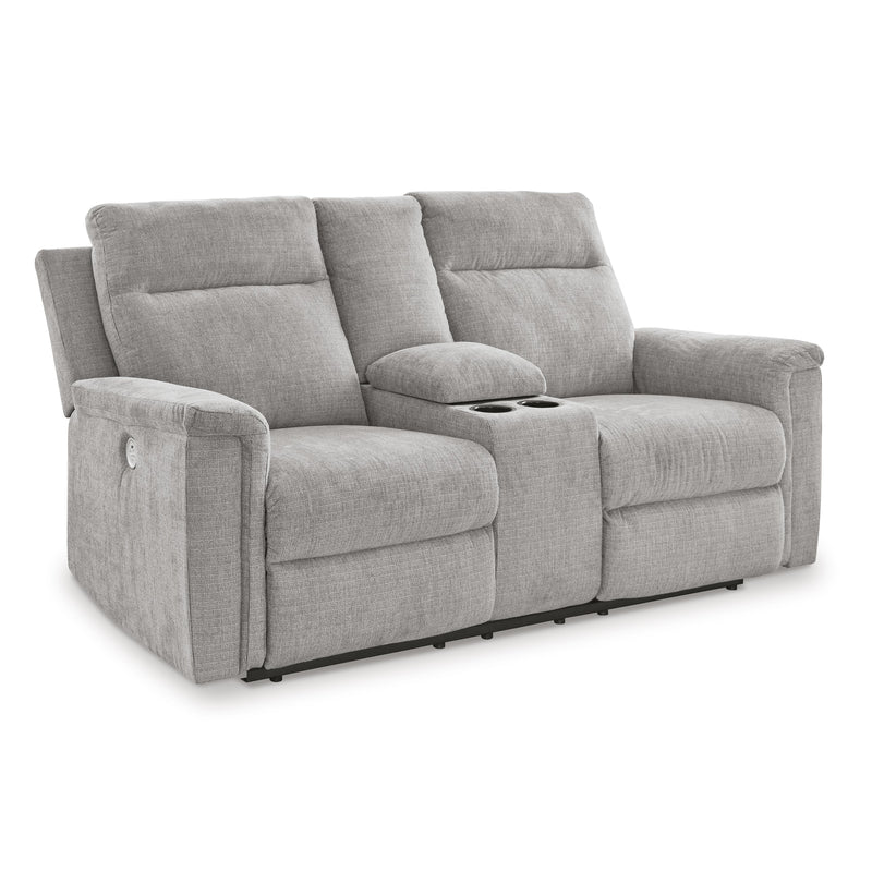 Signature Design by Ashley Barnsana Power Reclining Fabric Loveseat 3320196 IMAGE 1