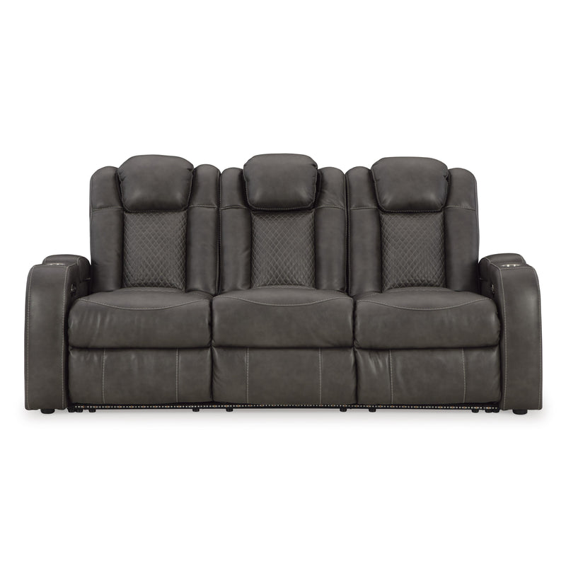 Signature Design by Ashley Fyne-Dyme Power Reclining Leather Look Sofa 3660215 IMAGE 3