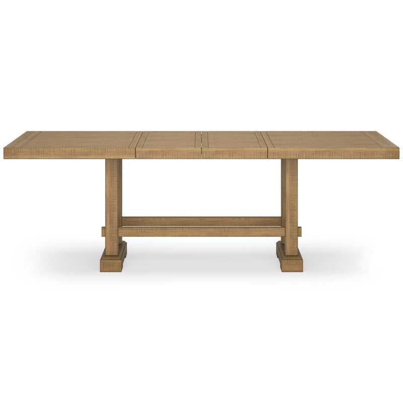 Signature Design by Ashley Havonplane Counter Height Dining Table with Trestle Base D773-32 IMAGE 4