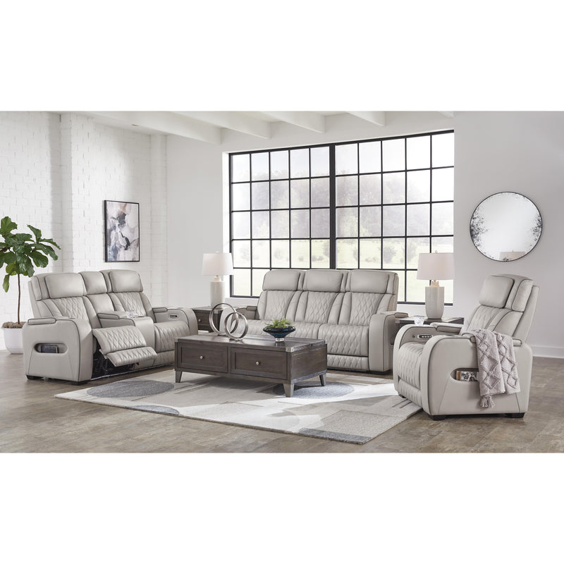 Signature Design by Ashley Boyington Power Reclining Leather Match Sofa U2710515 IMAGE 17