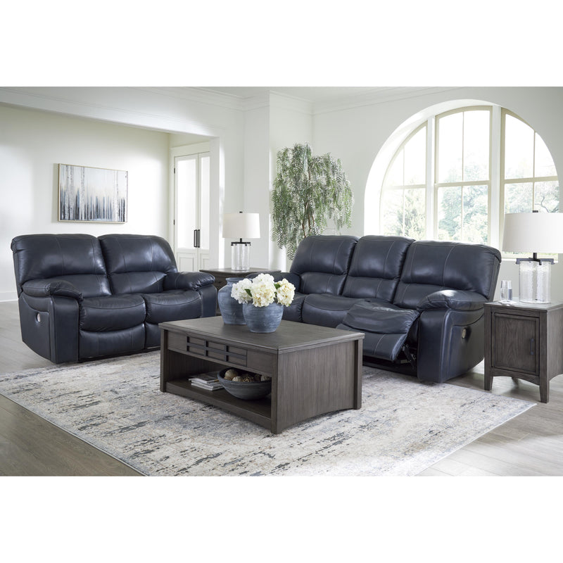 Signature Design by Ashley Leesworth Power Reclining Leather Match Sofa U4380987 IMAGE 10