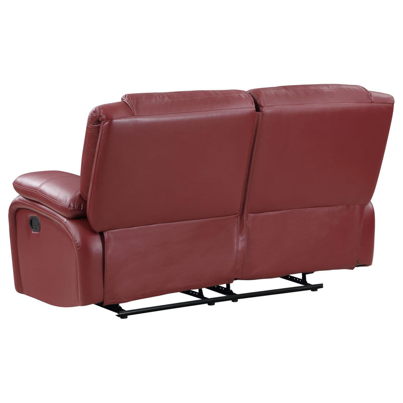 Coaster Furniture Camila Reclining Leatherette Loveseat 610242 IMAGE 5