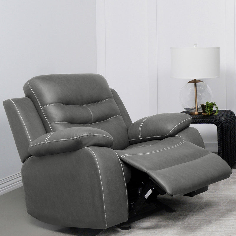 Coaster Furniture Nova Glider Fabric Recliner 602533 IMAGE 3