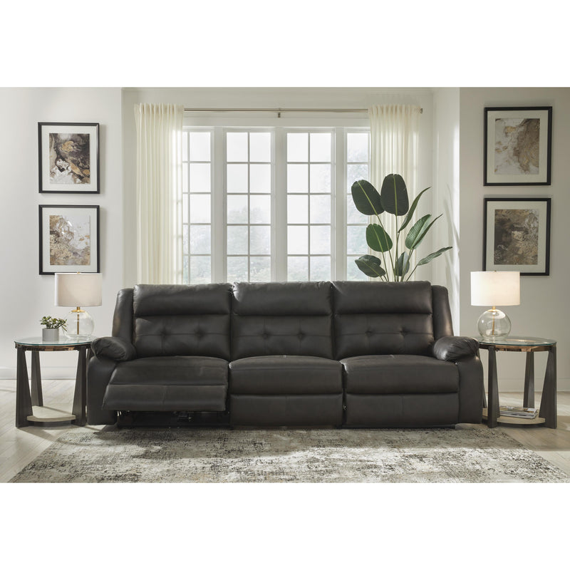 Signature Design by Ashley Mackie Pike Power Reclining Leather Match 3 pc Sectional U4330558/U4330546/U4330562 IMAGE 2