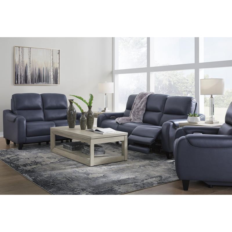 Signature Design by Ashley Mercomatic Power Reclining Leather Match Loveseat U7531114 IMAGE 12