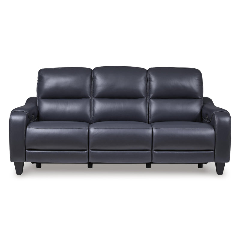 Signature Design by Ashley Mercomatic Power Reclining Leather Match Sofa U7531115 IMAGE 3