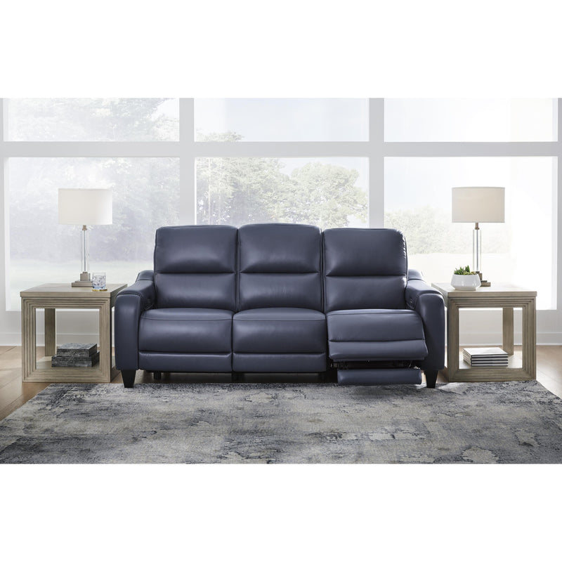 Signature Design by Ashley Mercomatic Power Reclining Leather Match Sofa U7531115 IMAGE 6