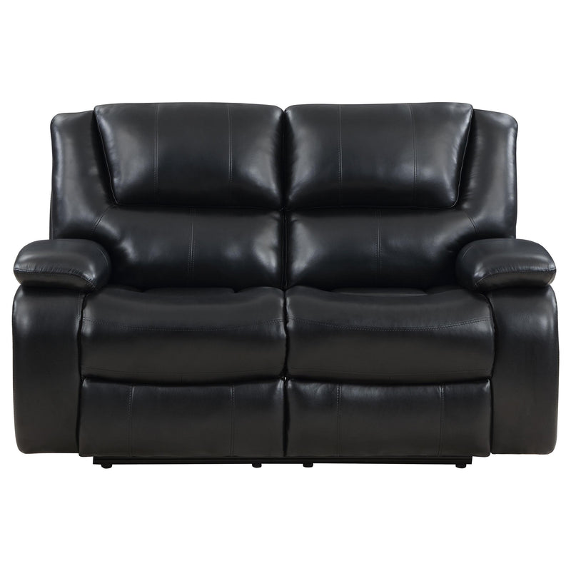 Coaster Furniture Camila Reclining Leatherette Loveseat 610245 IMAGE 5