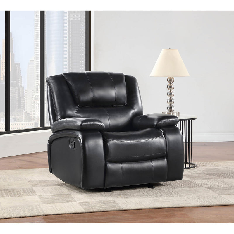 Coaster Furniture Camila Glider Leatherette Recliner 610246 IMAGE 2