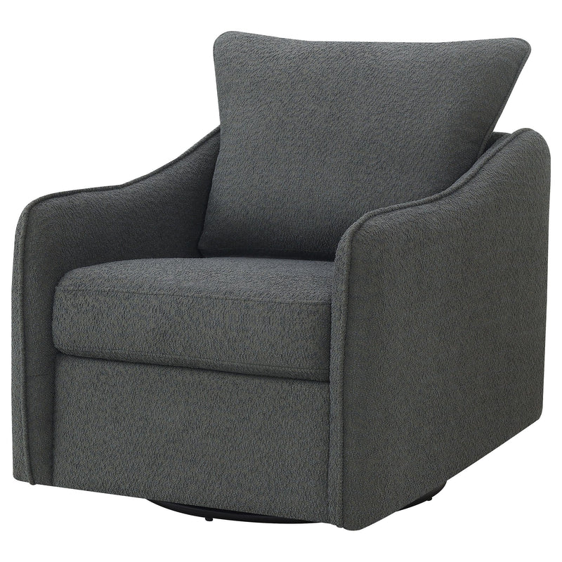 Coaster Furniture Madia Swivel Glider Fabric Accent Chair 903393 IMAGE 4