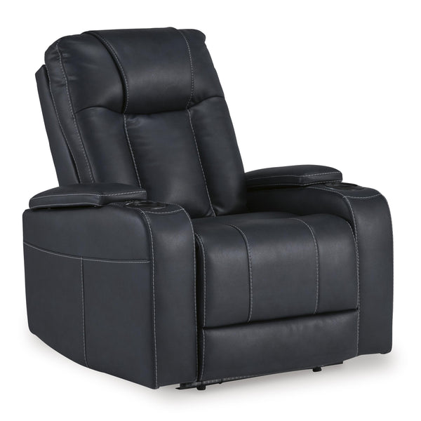 Signature Design by Ashley Feazada Power Leather Look Recliner 6620613 IMAGE 1