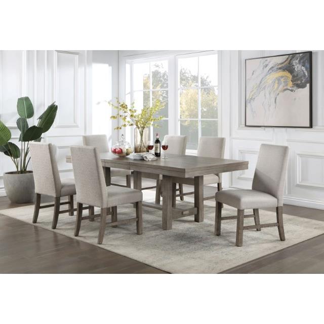 Furniture of America San Antonio Dining Table CM3251GY-T IMAGE 2