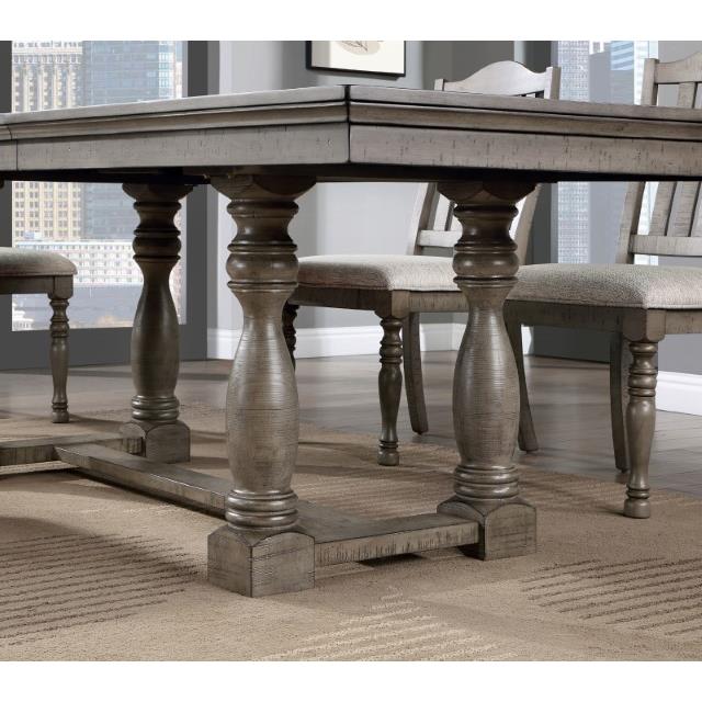 Furniture of America Newcastle Dining Table CM3254GY-T-TABLE IMAGE 5