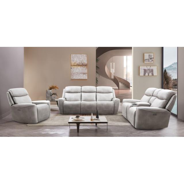 Furniture of America Artemia Power Leatherette Recliner CM9922FG-CH-PM IMAGE 2