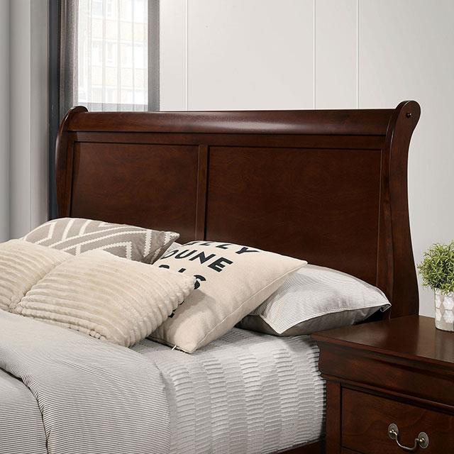 Furniture of America Louis Philippe Full Sleigh Bed FM7866CH-F-BED IMAGE 4