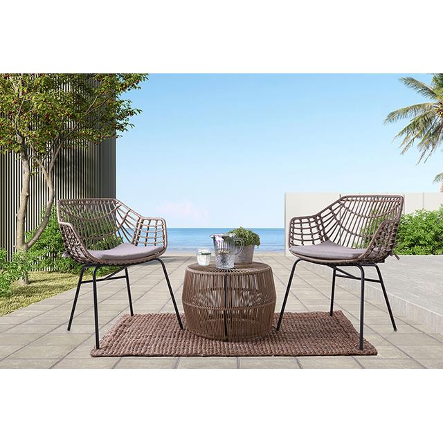 Furniture of America Outdoor Seating Chairs FM80002NT-CH-2PK IMAGE 2