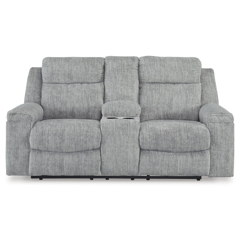 Benchcraft Buntington Reclining Fabric Loveseat with Console 3400494 IMAGE 2