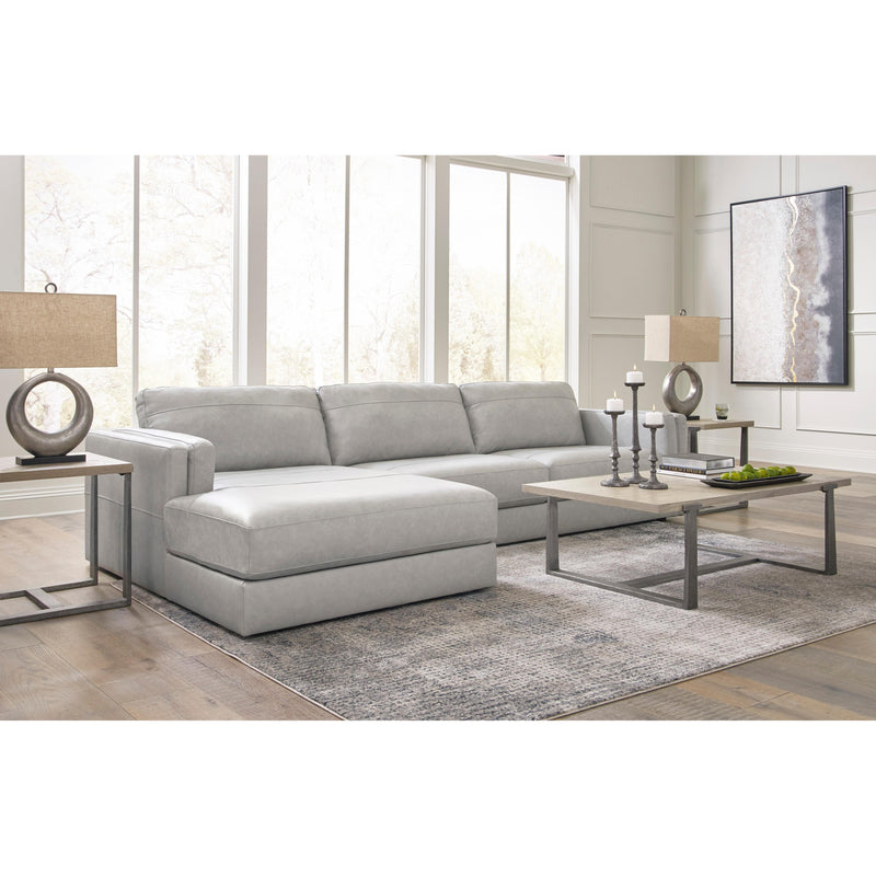 Signature Design by Ashley Amiata Leather Match 2 pc Sectional 5740416/5740467 IMAGE 7