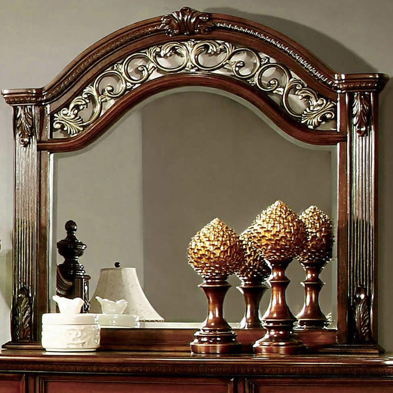 Furniture of America Arthur Arched Dresser Mirror CM7587M IMAGE 2