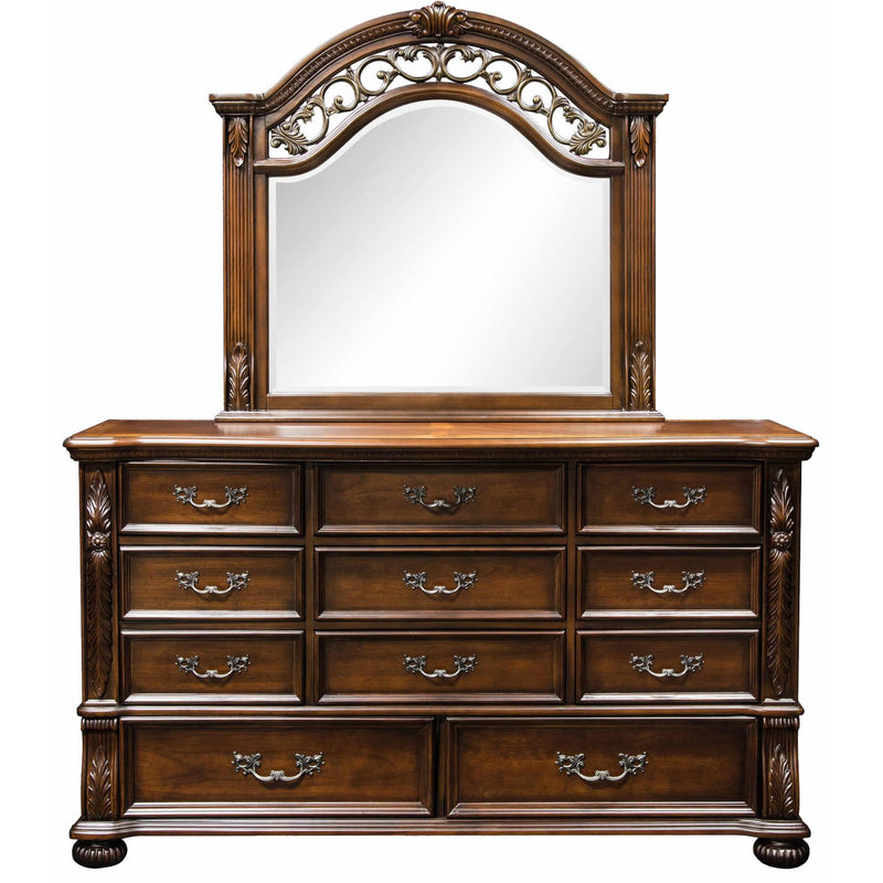 Furniture of America Arthur Arched Dresser Mirror CM7587M IMAGE 3