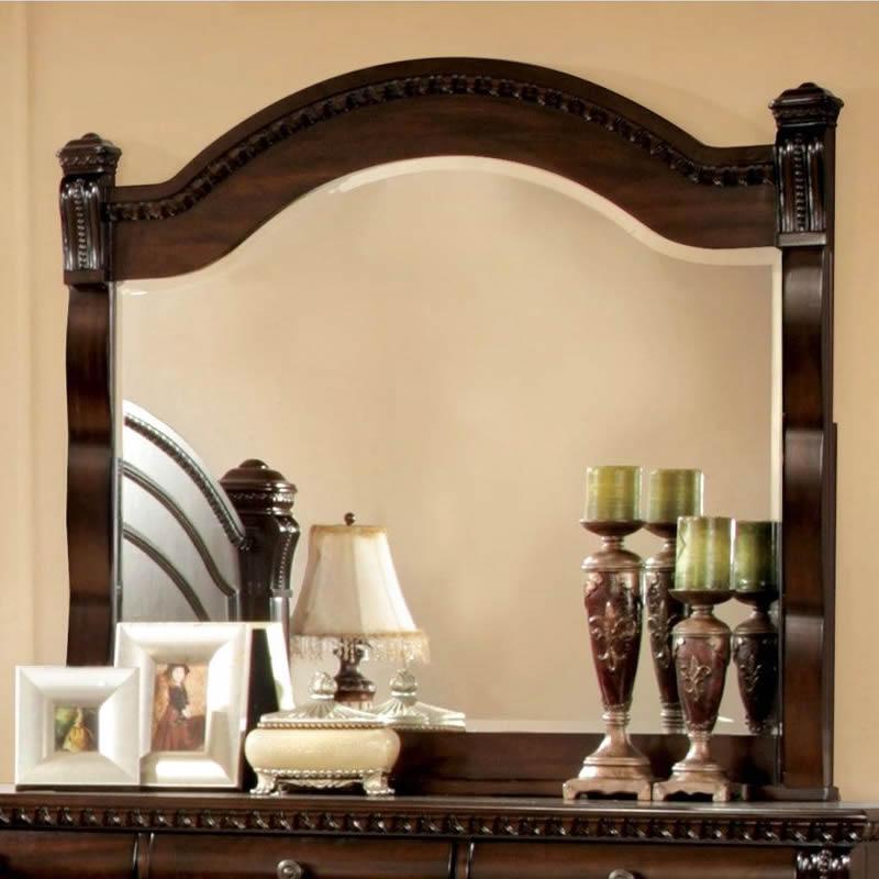 Furniture of America Burleigh Arched Dresser Mirror CM7791M IMAGE 2