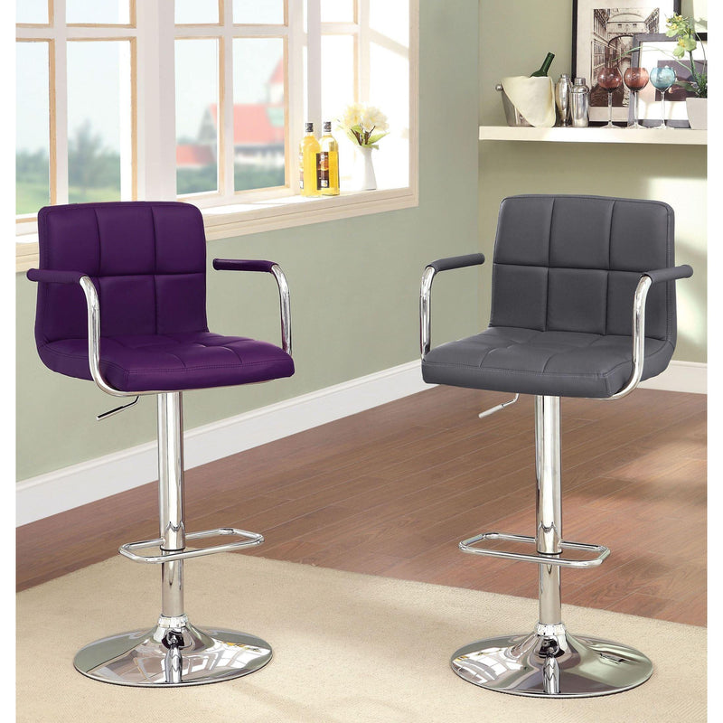 Furniture of America Varvara Adjustable Height Stool CM-BR6917GY IMAGE 2